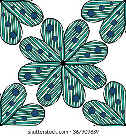 Ornate floral seamless texture, endless pattern with abstract flowers. Seamless pattern can be used for wallpaper, pattern fills, web page background, surface textures.
