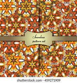Ornate floral seamless texture, endless pattern with vintage mandala elements. Can be used for wallpaper, pattern fills, web page background, surface textures.Islam, Arabic, Indian, ottoman motifs.