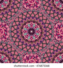 Ornate floral seamless texture, endless pattern with vintage mandala elements. Can be used for wallpaper, web page background, surface textures, fabric,wrapping. Islam, Arabic, Indian, ottoman motifs.