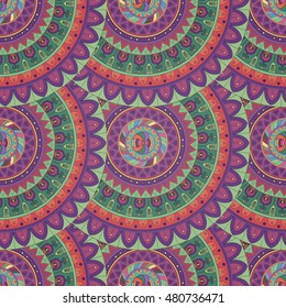 Ornate floral seamless texture, endless pattern with vintage mandala elements. Can be used for wallpaper, web page background, surface textures, fabric,wrapping. Islam, Arabic, Indian, ottoman motifs.