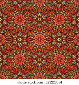 Ornate floral seamless texture, endless pattern with vintage mandala elements. Can be used for wallpaper, pattern fills, web page background, surface textures.Islam, Arabic, Indian, ottoman motifs.