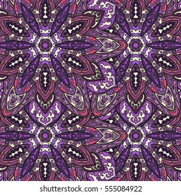 Ornate floral seamless texture, endless pattern with vintage mandala elements. Can be used for wallpaper, pattern fills, web page background, surface textures.Islam, Arabic, Indian, ottoman motifs.