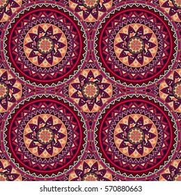 Ornate floral seamless texture, endless pattern with vintage mandala elements. Can be used for wallpaper, pattern fills, web page background, surface textures.Islam, Arabic, Indian, ottoman motifs.