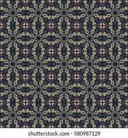 Ornate floral seamless texture, endless pattern with vintage mandala elements. Can be used for wallpaper, pattern fills, web page background, surface textures.Islam, Arabic, Indian, ottoman motifs.