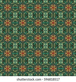 Ornate floral seamless texture, endless pattern with vintage mandala elements. Can be used for wallpaper, pattern fills, web page background, surface textures.Islam, Arabic, Indian, ottoman motifs.