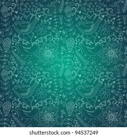Ornate floral seamless texture, endless pattern with flowers. Seamless pattern can be used for wallpaper, pattern fills, web page background, surface textures. Gorgeous seamless floral background