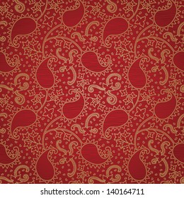 Ornate floral seamless texture. Persian style background.