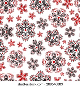 Ornate floral seamless texture.Seamless pattern can be used for wallpaper, pattern fills, web page background, surface textures