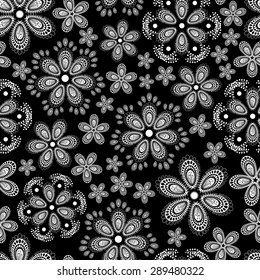 Ornate floral seamless texture.Seamless pattern can be used for wallpaper, pattern fills, web page background, surface textures