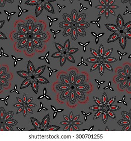 Ornate floral seamless texture.Seamless pattern can be used for wallpaper, pattern fills, web page background, surface textures