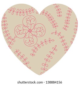 Ornate floral  texture, endless pattern with flowers.