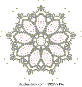 ornate flowers seamless texture