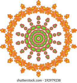 ornate flowers seamless texture