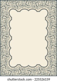 Ornate frame