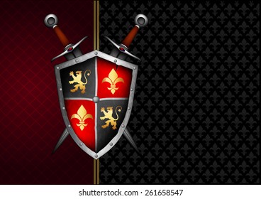 ornate frame with arms