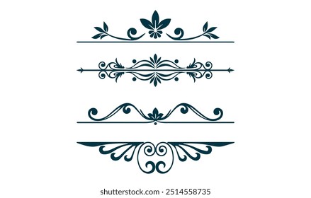 Ornate Frame with Arrows Vector. Floral Corner Vector Enhance your design 
projects with this ornate frame featuring elegant arrows. Perfect for 
invitations, greeting cards, and other creative works 