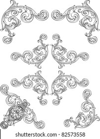 Ornate frame elements for nice page