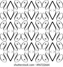 Ornate frame elements. Vector illustration