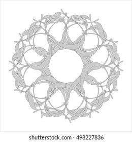 Ornate frame elements. Vector illustration