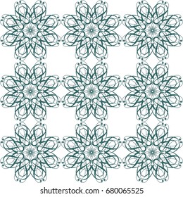 Ornate frame elements. Vector illustration