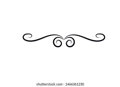 Ornate frame elements. Vintage and filigree decoration. Ornament frames and scroll swirls element.