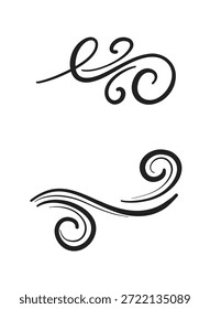 Ornate frame elements. Vintage and filigree decoration. Ornament frames and scroll swirls element.