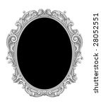 Ornate frame vector