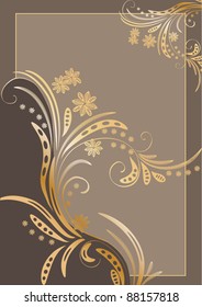 Ornate frame vector