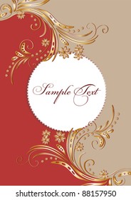 Ornate frame vector