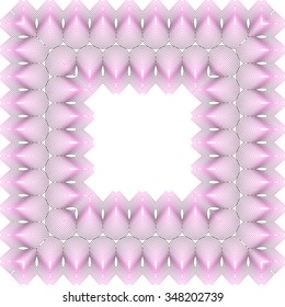 Ornate frame vector. Openwork stylish gentle vector frame for decoration of your works.
