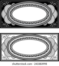 Ornate Frames - Set of Two vintage frames. Colors are global for easy editing.