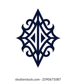 Ornate Geometric Luxury Logo vector.