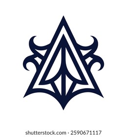 Ornate Geometric Luxury Logo vector.