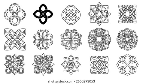 Ornate Geometric Patterns A Study of Complexity and Symmetry in Vector Art