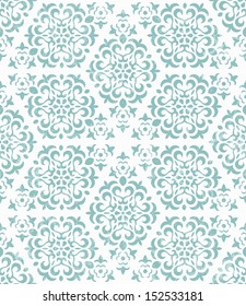 Ornate geometric wallpaper. Seamless abstract background. EPS 10 vector illustration. Grunge effect can be removed.