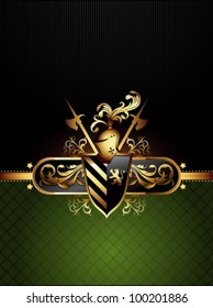ornate golden frame