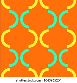 Ornate graphic seamless pattern. Strict line geometric pattern for your design.