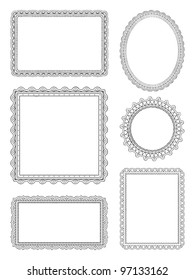 Ornate Hand Drawn Frames