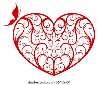 Ornate heart