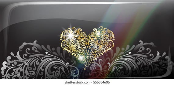 Ornate Heart Card