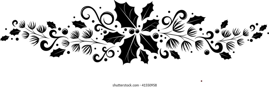 ornate holiday banner