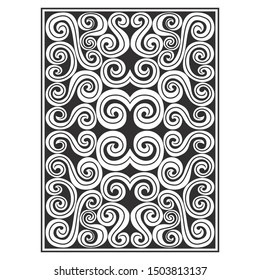 ornate illustration hand drawing vector, wallpaper, carved,