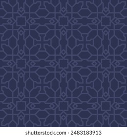 Ornate Islamic Calligraphy Pattern for Elegant Backgrounds in Grey