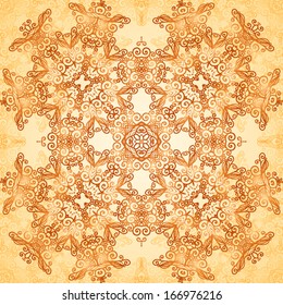 Ornate lacy background in mehndi style
