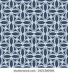 Ornate lattice seamless pattern. Vector illustration for print, fabric, cover, packaging, interior decor, blog decoration and other your projects.