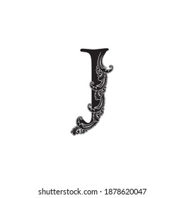 Ornate Letter J Logo icon, elegant monogram luxury ornament decoration letter logo vector  design