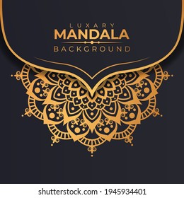 Ornate mandala design. ornamental circle pattern. Premium Vector
