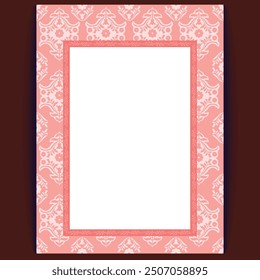 Ornate Mandala Design Templates with Editable Text Space for Invitations or Festive Cards