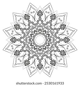Ornate Mandala Diseño realista Patrón de fondo