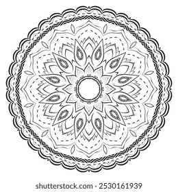 Ornate Mandala Realistic Design Pattern Background
